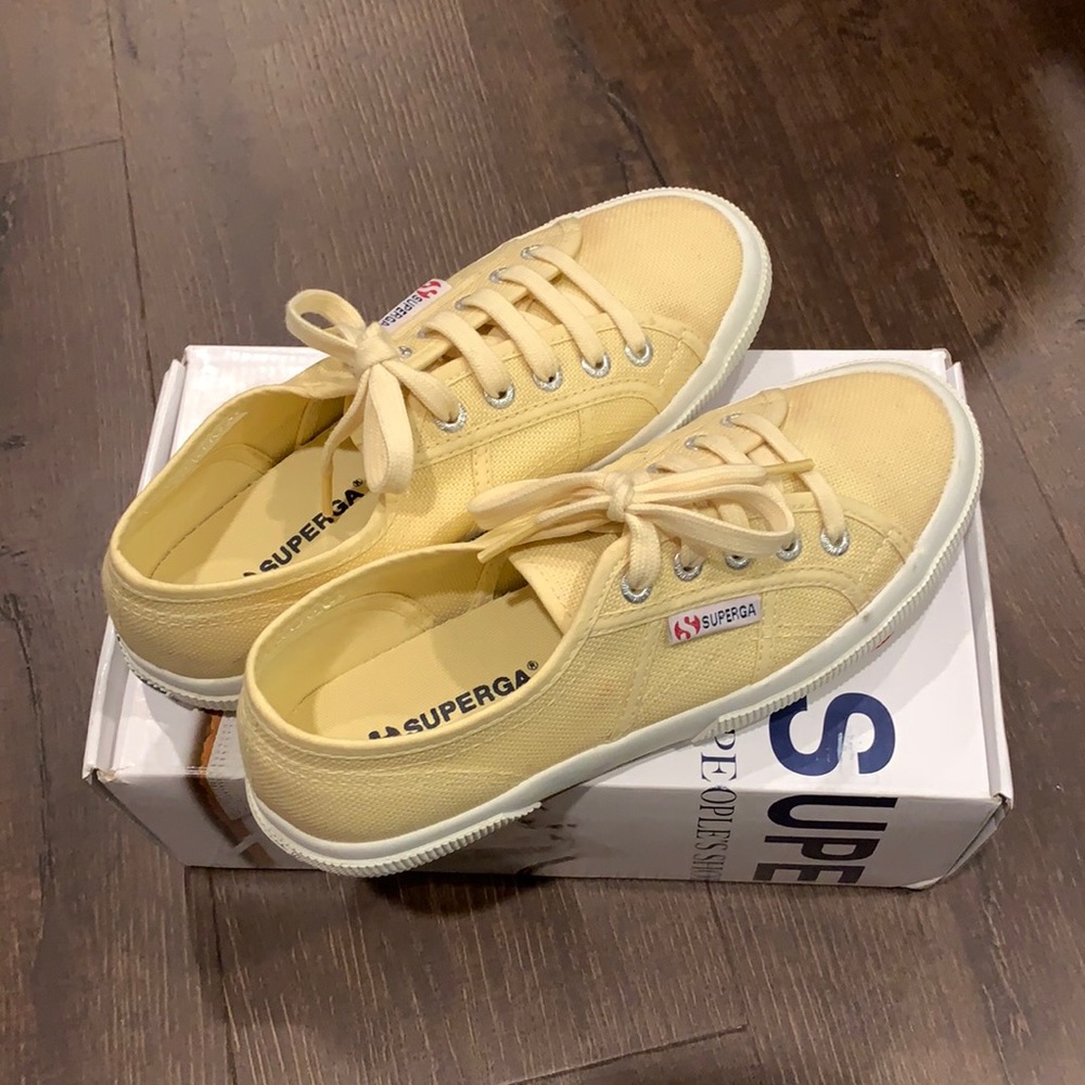 Superga 2750 Cotu Classic Yellow Sneaker US 6.5